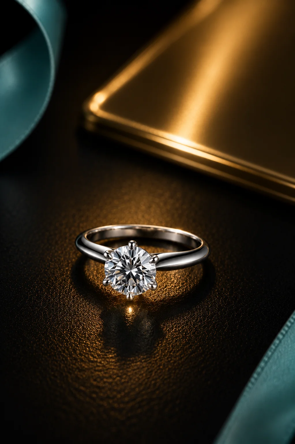 Engagement Ring in Platinum